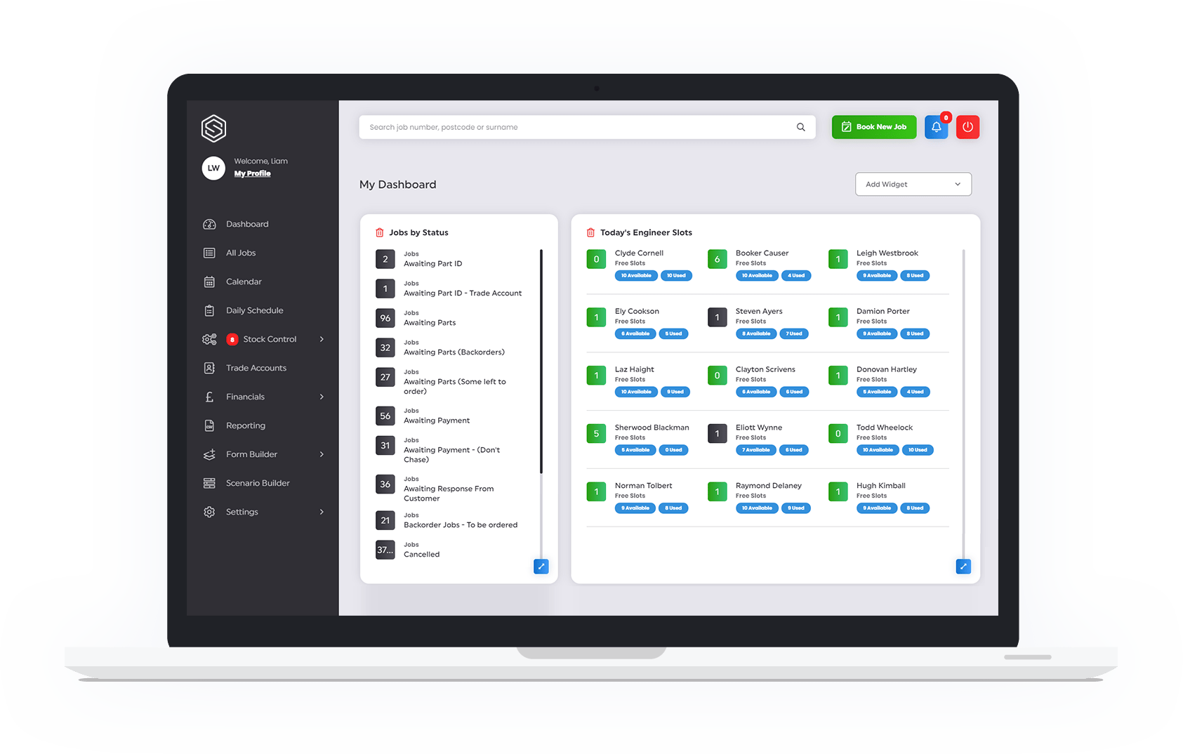 Appliance Repair Software designed for sole traders and multi-staff businesses image