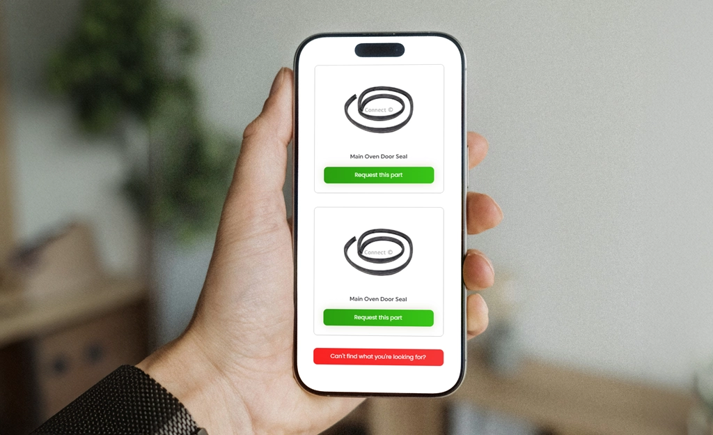 Choose the Right Parts screen